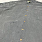 トミーバハマ 古着 半袖シャツ オーバーサイズ ネイビー 2XL