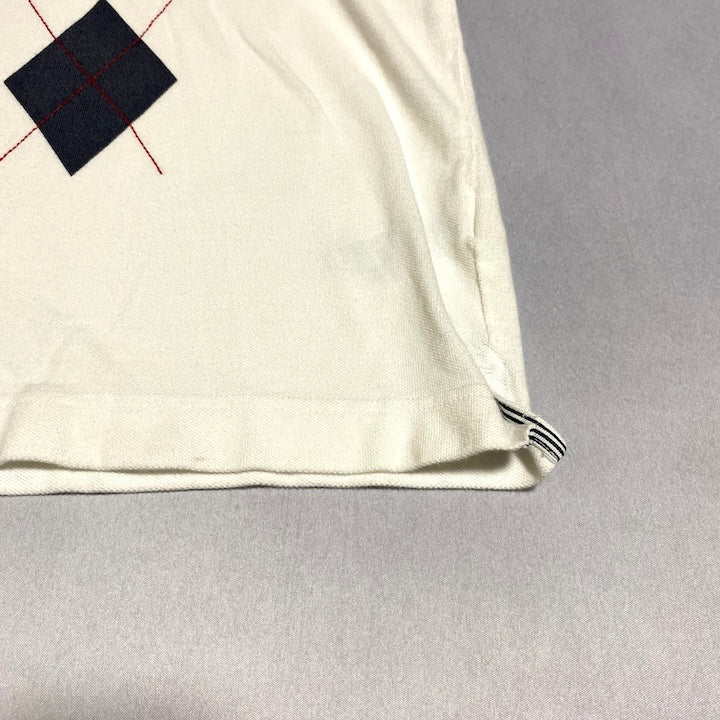 トミーヒルフィガー Tommy Hilfiger 半袖ポロシャツ ホワイト メンズ2XL