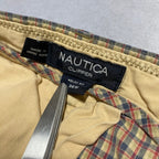 ノーティカ 古着 ハーフパンツ チェック オーバーサイズ W36 L9