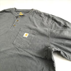 カーハート Carhartt ロンT ヘンリーネック オーバーサイズ メンズ3XL