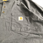 カーハート Carhartt ロンT ヘンリーネック オーバーサイズ メンズ3XL