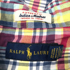 ラルフローレン Ralph Lauren 長袖シャツ カラフル マルチカラー メンズ4XL