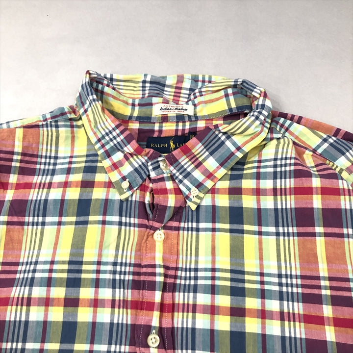 ラルフローレン Ralph Lauren 長袖シャツ カラフル マルチカラー メンズ4XL