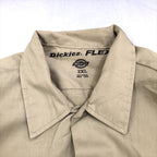 ディッキーズ Dickies 長袖シャツ ワークシャツ ゆるダボ メンズ2XL