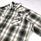 ノーブランド 古着 長袖シャツ チェック ゆるダボ 2XL