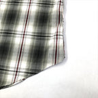 ノーブランド 古着 長袖シャツ チェック ゆるダボ 2XL