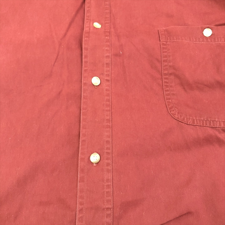 ノーブランド 古着 長袖シャツ オーバーサイズ ゆるダボ 2XL