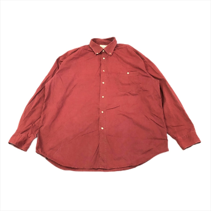 ノーブランド 古着 長袖シャツ オーバーサイズ ゆるダボ 2XL