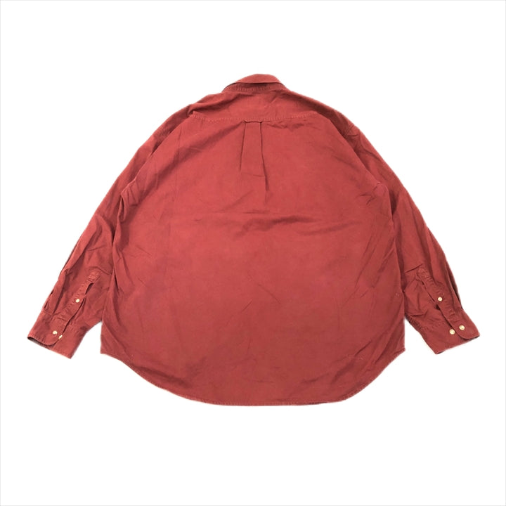 ノーブランド 古着 長袖シャツ オーバーサイズ ゆるダボ 2XL