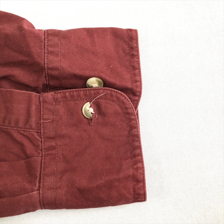 ノーブランド 古着 長袖シャツ オーバーサイズ ゆるダボ 2XL