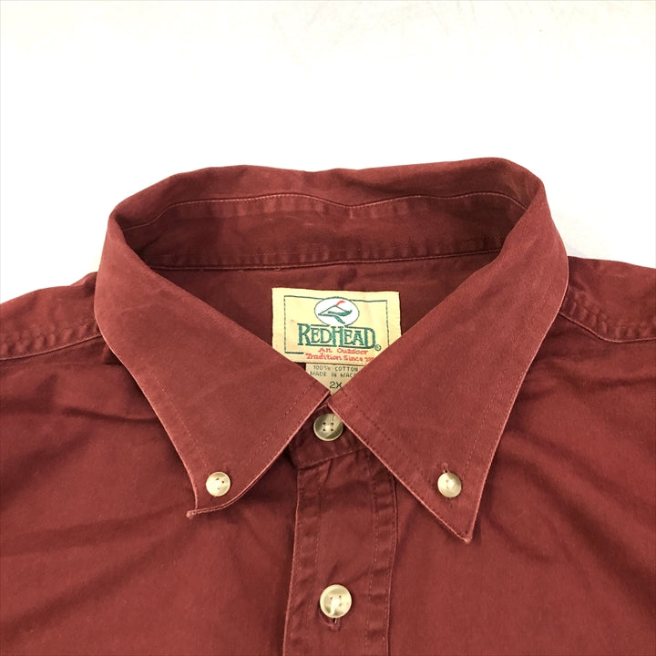 ノーブランド 古着 長袖シャツ オーバーサイズ ゆるダボ 2XL