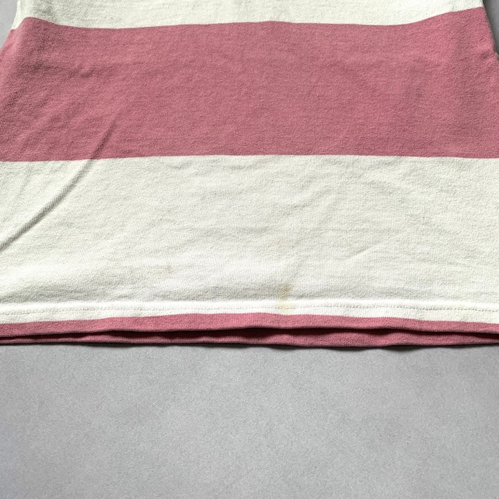 バーバリアン 古着 長袖ポロシャツ ラガーシャツ フーディー XS