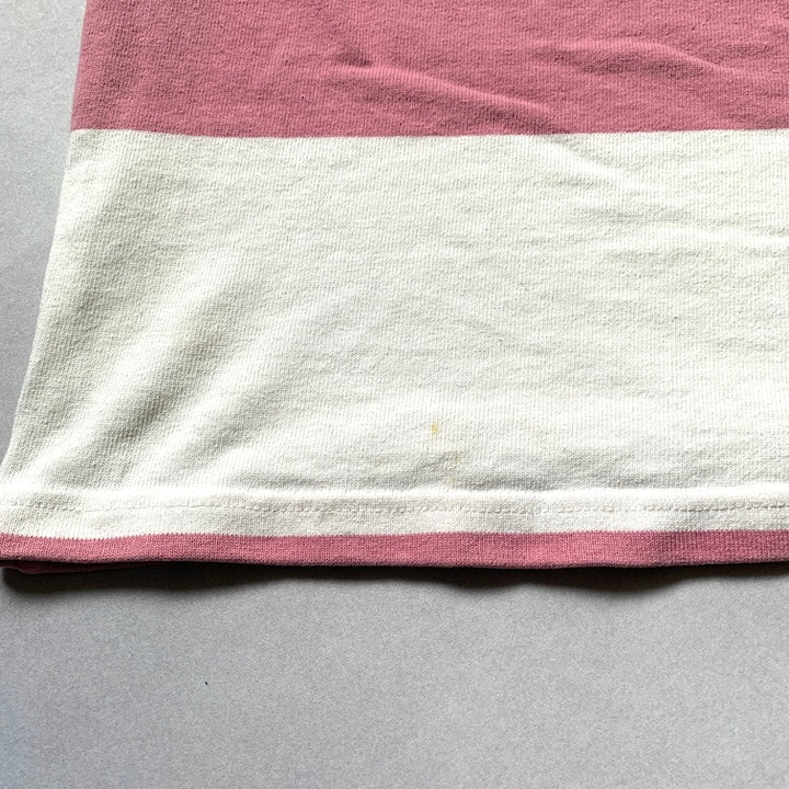 バーバリアン 古着 長袖ポロシャツ ラガーシャツ フーディー XS