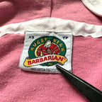 バーバリアン 古着 長袖ポロシャツ ラガーシャツ フーディー XS