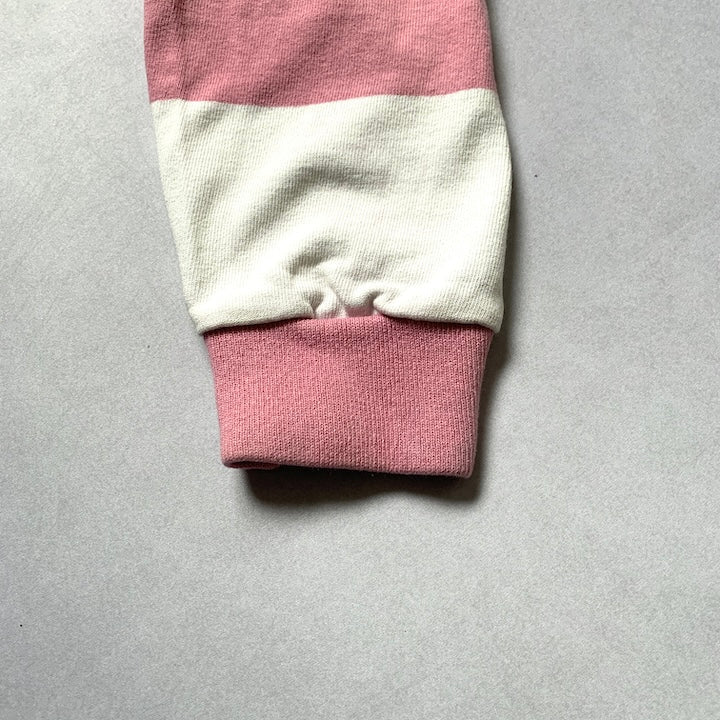 バーバリアン 古着 長袖ポロシャツ ラガーシャツ フーディー XS