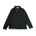 トミーヒルフィガー Tommy Hilfiger 長袖ポロシャツ ブラック メンズL