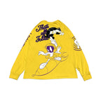 ルーニーテューンズ LOONEY TUNES ロンT アニメ イエロー メンズL