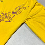 ルーニーテューンズ LOONEY TUNES ロンT アニメ イエロー メンズL