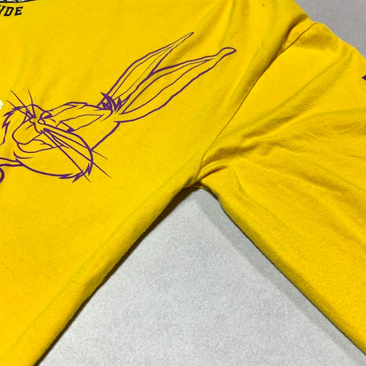 ルーニーテューンズ LOONEY TUNES ロンT アニメ イエロー メンズL