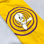 ルーニーテューンズ LOONEY TUNES ロンT アニメ イエロー メンズL