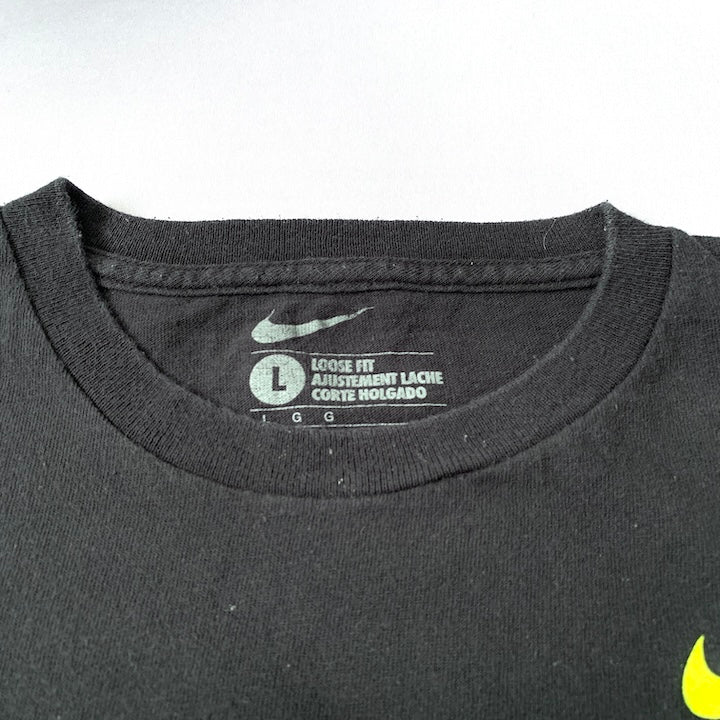 ナイキ NIKE ロンT オレゴン カレッジプリント ブラック メンズL