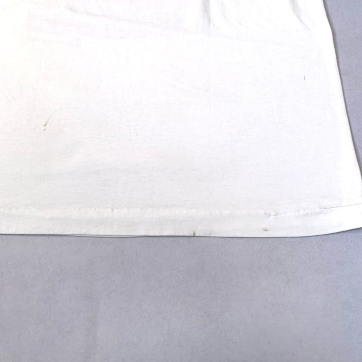 フルーツオブザルーム Fruit of the Loom ロンT ホワイト 白 メンズL