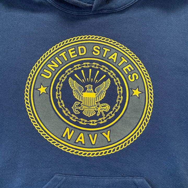 U.S NAVY パーカー USA製 米軍 ソフィ SOFFE メンズM