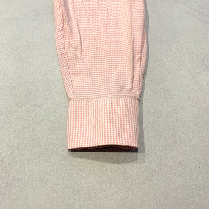 チャップス CHAPS 長袖シャツ チェック ピンク メンズM