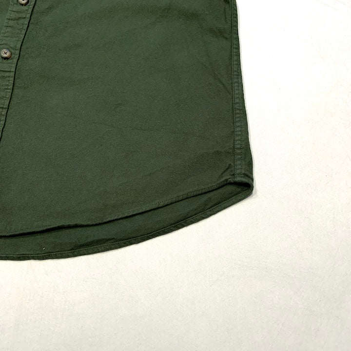 エディーバウアー Eddie Bauer 長袖シャツ カーキ ゆるダボ メンズL