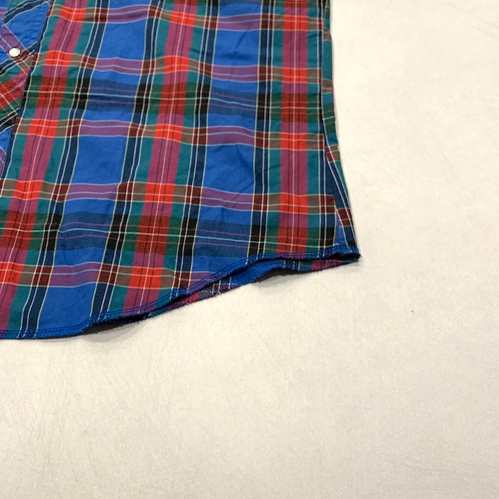 ラングラー Wrangler 長袖シャツ チェック柄 ゆるダボ メンズL