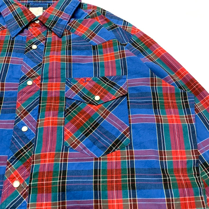 ラングラー Wrangler 長袖シャツ チェック柄 ゆるダボ メンズL