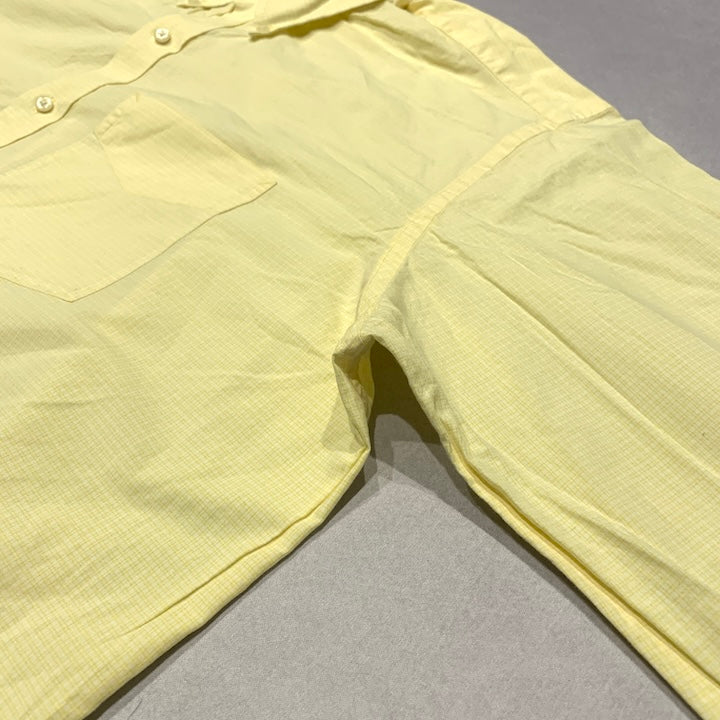 トミーヒルフィガー Tommy Hilfiger 長袖シャツ イエロー メンズXL