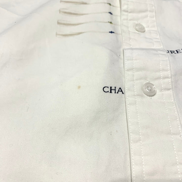 チャップス CHAPS 長袖シャツ ホワイト 白シャツ メンズL
