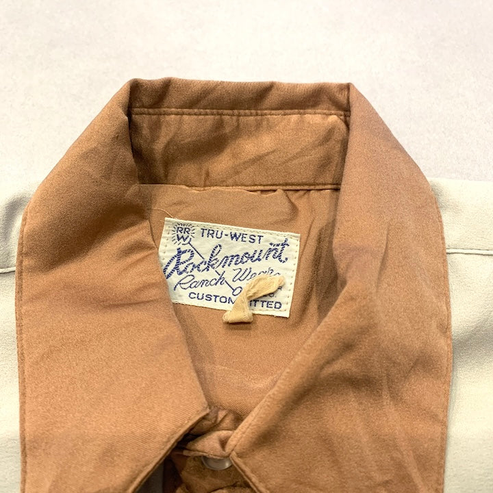 ロックマウント 古着 長袖シャツ ウエスタンシャツ L