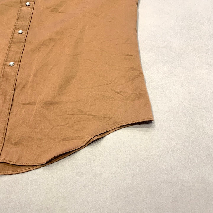 ロックマウント 古着 長袖シャツ ウエスタンシャツ L