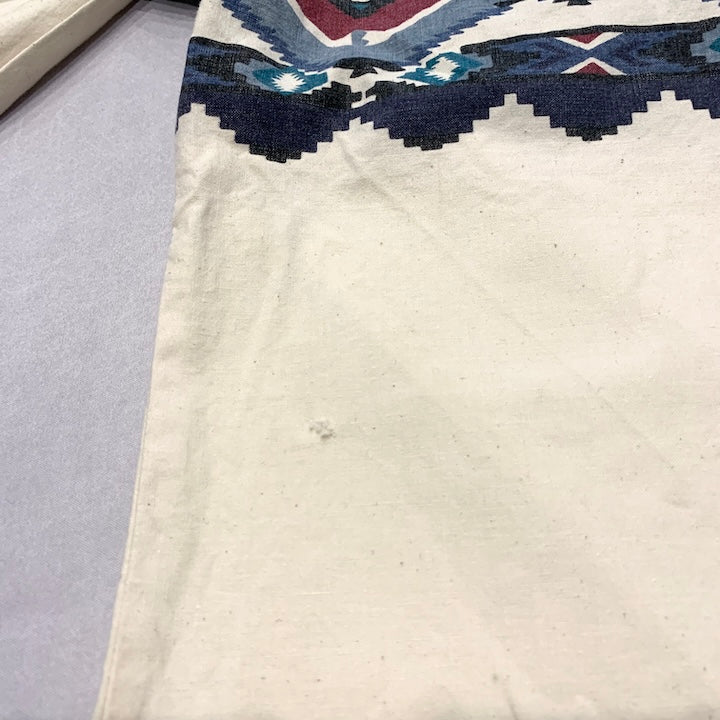 ノーブランド 古着 長袖シャツ ウエスタン ホワイト XL