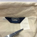 ノーブランド 古着 長袖シャツ ウエスタン ホワイト XL