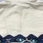 ノーブランド 古着 長袖シャツ ウエスタン ホワイト XL