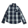 リーバイス 古着 長袖シャツ チェック ブルー M