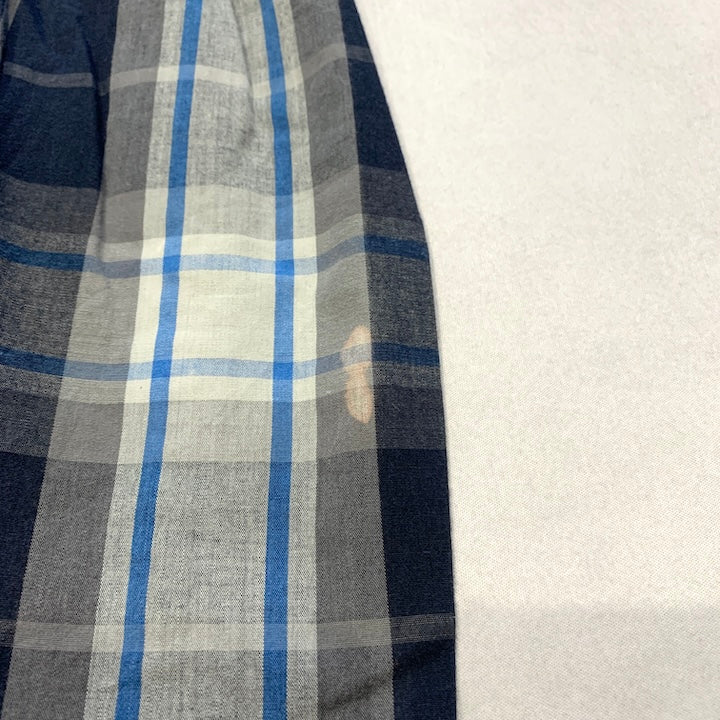 リーバイス 古着 長袖シャツ チェック ブルー M