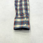 プレインズ 古着 長袖シャツ ウエスタンシャツ チェック 推定L