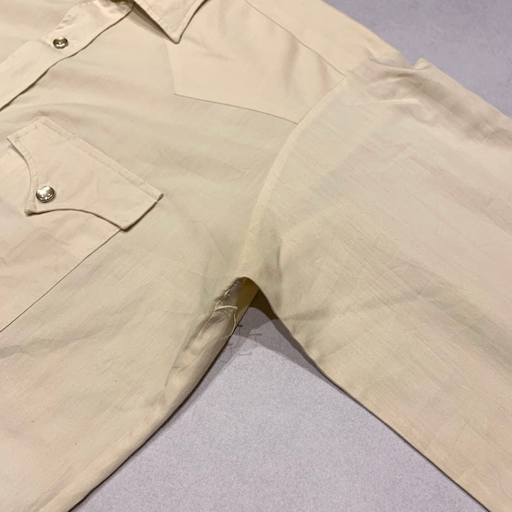 ノーブランド 古着 長袖シャツ オーバーサイズ ゆるダボ XL