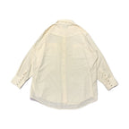 ノーブランド 古着 長袖シャツ オーバーサイズ イエロー XXL