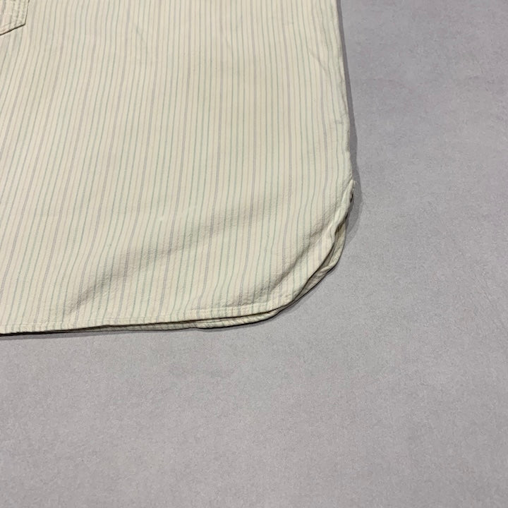 ポロラルフローレン 古着 長袖シャツ ゆるダボ ストライプ XL