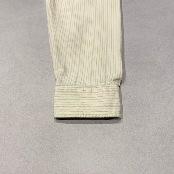 ポロラルフローレン 古着 長袖シャツ ゆるダボ ストライプ XL