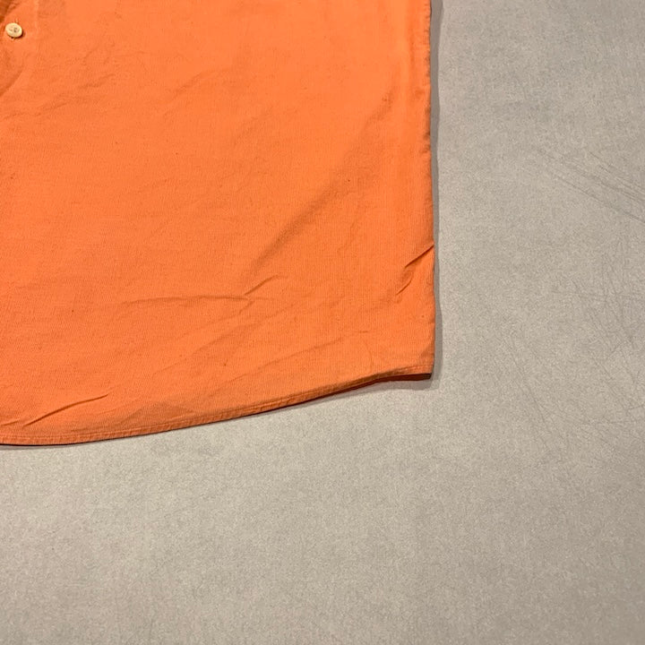 ノーティカ 古着 長袖シャツ オレンジ オーバーサイズ XL