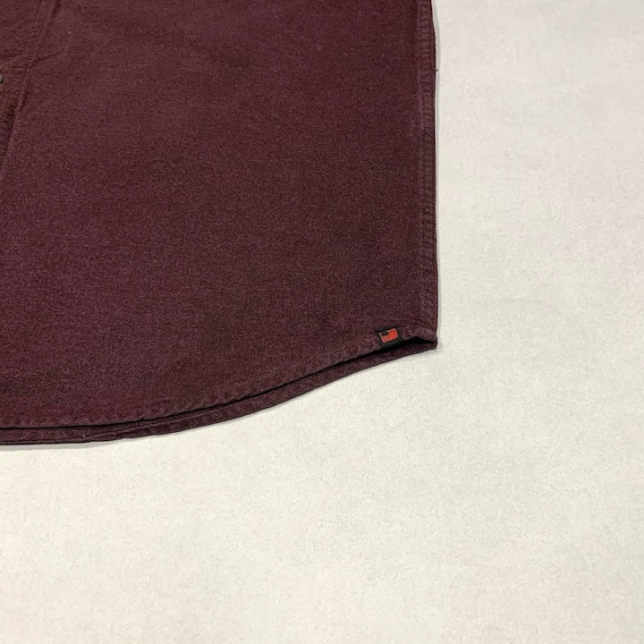 ウールリッチ Woolrich 長袖シャツ パープル メンズM