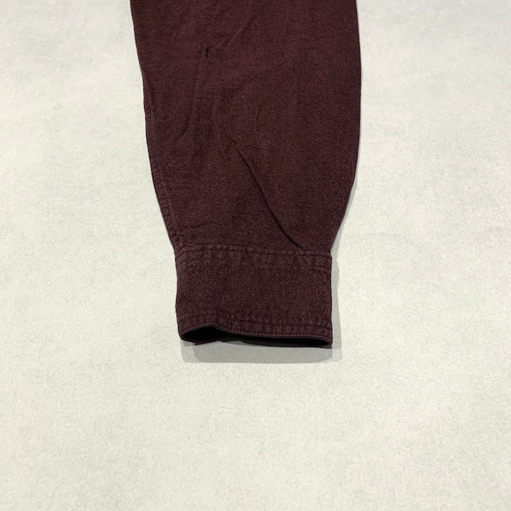 ウールリッチ Woolrich 長袖シャツ パープル メンズM