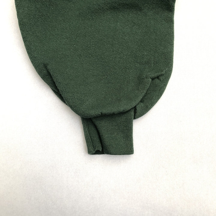 ノーブランド 古着 スウェット グリーン トレーナー 推定M