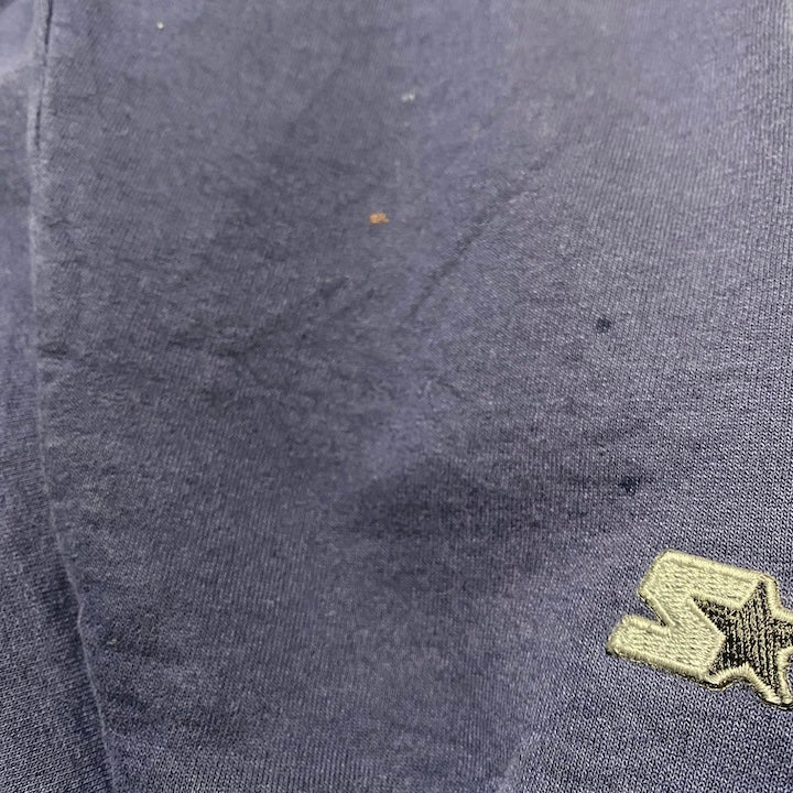 スターター STARTER スウェット 刺繍ロゴ ネイビー 推定メンズL